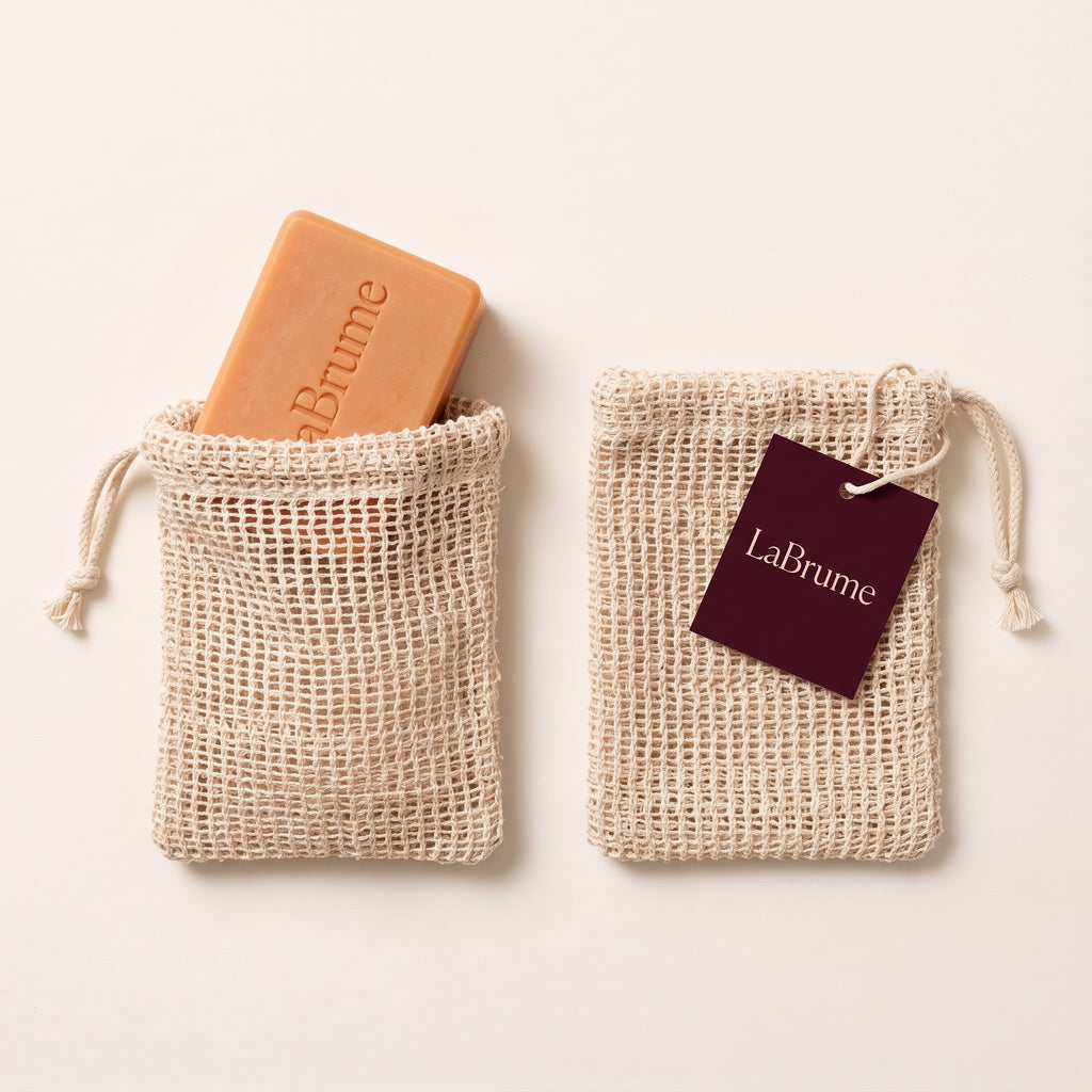 LaBrume Exfoliating Soap Bag, 2 pack